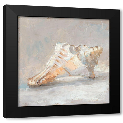 Impressionist Shell Study I Black Modern Wood Framed Art Print by Harper, Ethan