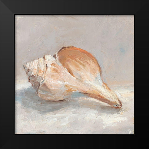Impressionist Shell Study III Black Modern Wood Framed Art Print by Harper, Ethan