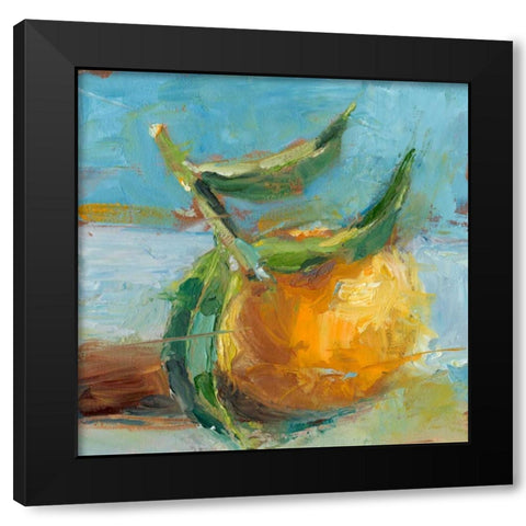 Impressionist Fruit Study III Black Modern Wood Framed Art Print by Harper, Ethan