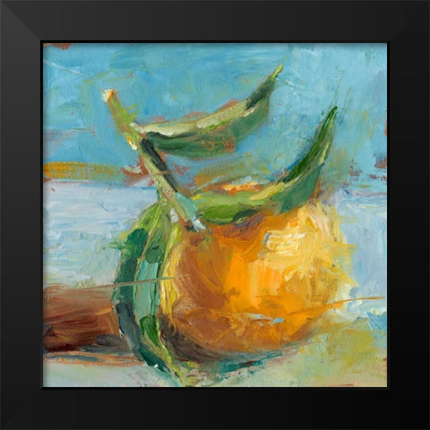 Impressionist Fruit Study III Black Modern Wood Framed Art Print by Harper, Ethan