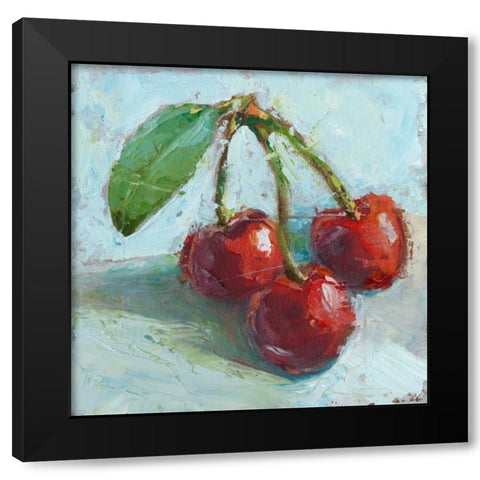 Impressionist Fruit Study IV Black Modern Wood Framed Art Print by Harper, Ethan