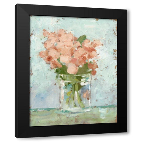 Impressionist Floral Study I Black Modern Wood Framed Art Print by Harper, Ethan