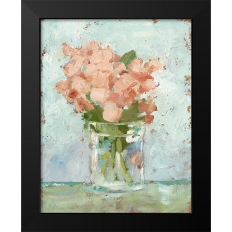 Impressionist Floral Study I Black Modern Wood Framed Art Print by Harper, Ethan