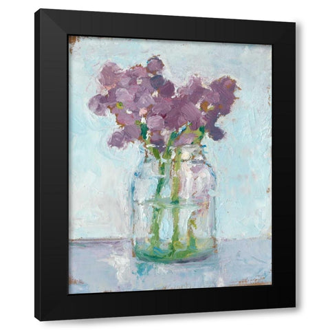 Impressionist Floral Study II Black Modern Wood Framed Art Print by Harper, Ethan