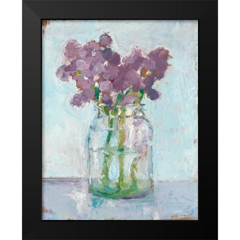 Impressionist Floral Study II Black Modern Wood Framed Art Print by Harper, Ethan
