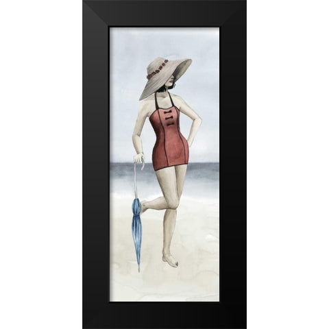 Beach Beauty I Black Modern Wood Framed Art Print by Popp, Grace