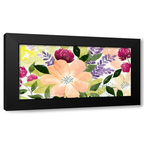 Vivid Blooming I Black Modern Wood Framed Art Print with Double Matting by Popp, Grace