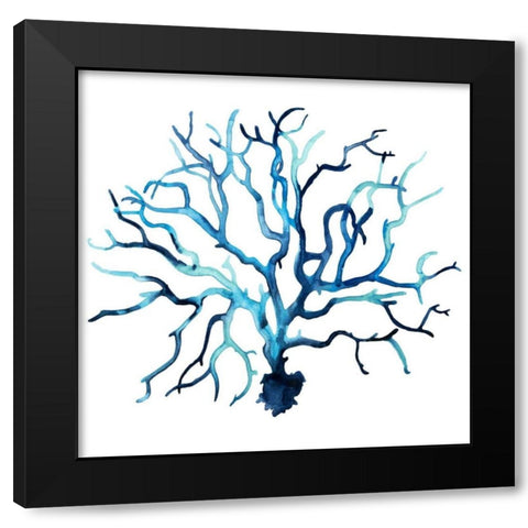 Fan de la Mer II Black Modern Wood Framed Art Print by Popp, Grace