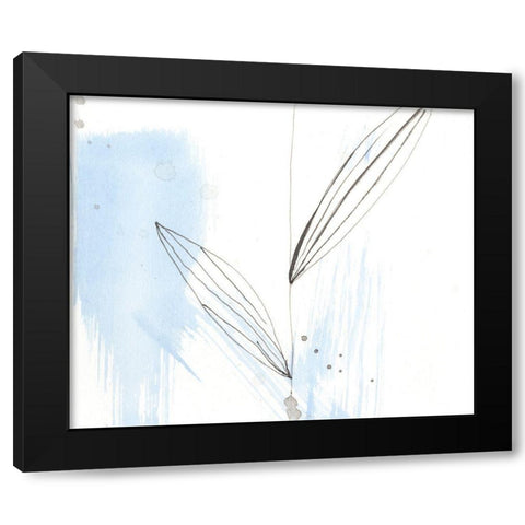 Sketched Garden I Black Modern Wood Framed Art Print with Double Matting by Goldberger, Jennifer