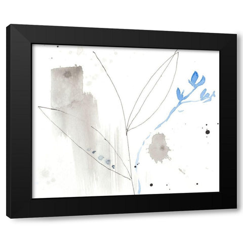 Sketched Garden VI Black Modern Wood Framed Art Print with Double Matting by Goldberger, Jennifer
