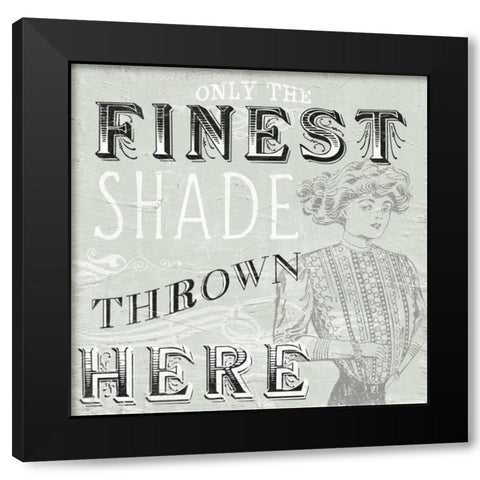 Victorian Snark II Black Modern Wood Framed Art Print with Double Matting by Vess, June Erica