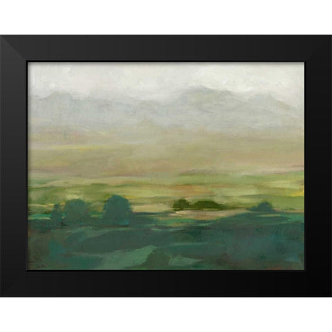 Misty Valley I Black Modern Wood Framed Art Print by Harper, Ethan