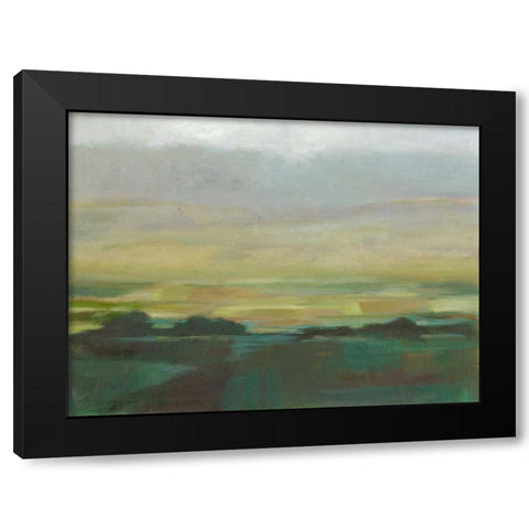 Misty Valley II Black Modern Wood Framed Art Print by Harper, Ethan