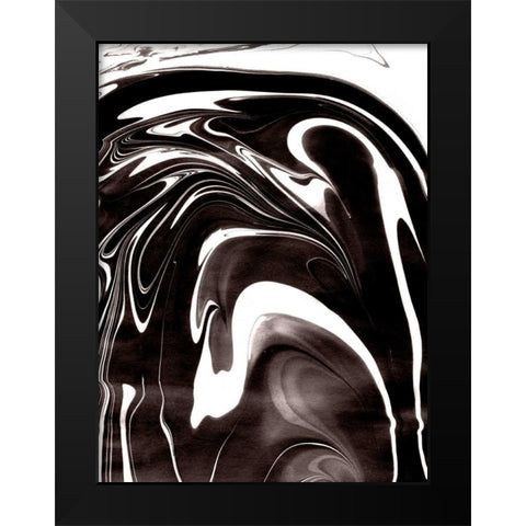 Yinyang II Black Modern Wood Framed Art Print by Ludwig, Alicia