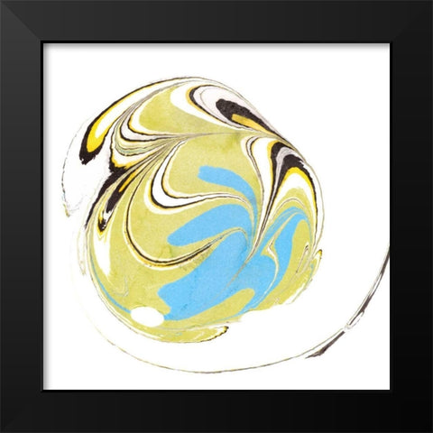 Citrine Momentum I Black Modern Wood Framed Art Print by Ludwig, Alicia