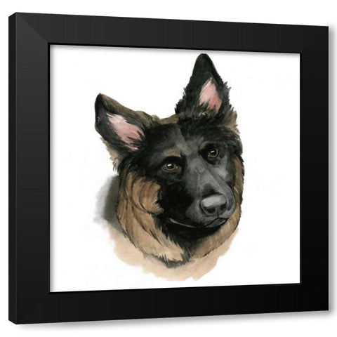 Humans Best Friend II Black Modern Wood Framed Art Print by Popp, Grace