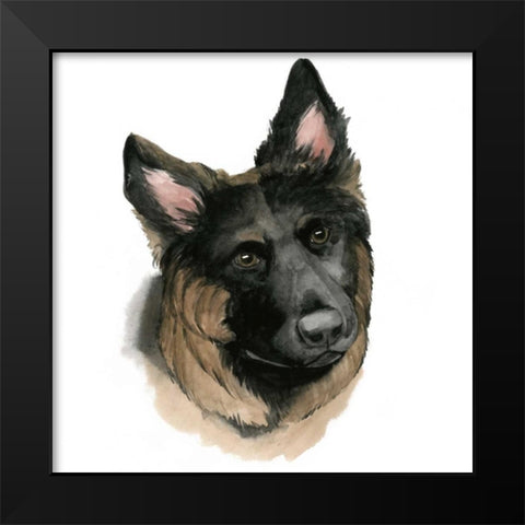 Humans Best Friend II Black Modern Wood Framed Art Print by Popp, Grace