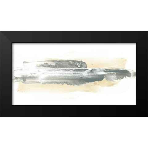 Neutral Geology III Black Modern Wood Framed Art Print by Vess, June Erica