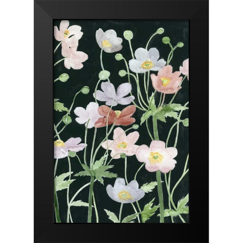 Anemone Dance II Black Modern Wood Framed Art Print by Popp, Grace