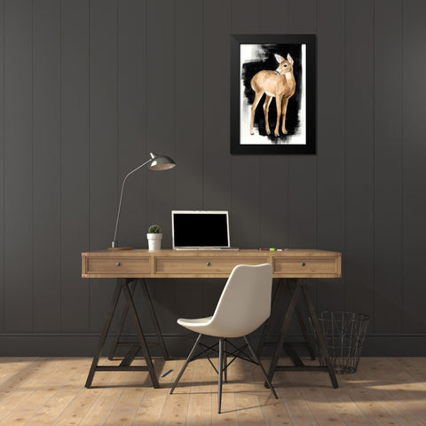 Nocturnal II Black Modern Wood Framed Art Print by Popp, Grace