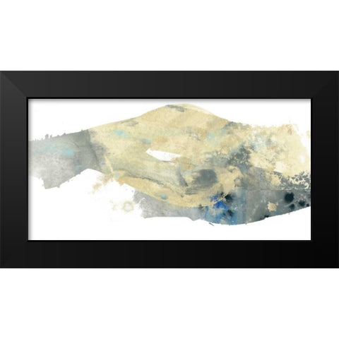 Geode Landscape I Black Modern Wood Framed Art Print by Vess, June Erica