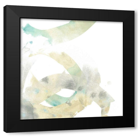 Spiral Inference I Black Modern Wood Framed Art Print with Double Matting by Vess, June Erica
