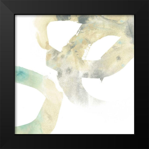 Spiral Inference II Black Modern Wood Framed Art Print by Vess, June Erica