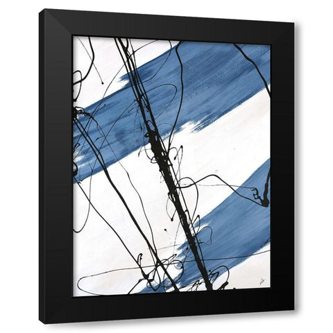 Adaptation I Black Modern Wood Framed Art Print with Double Matting by Schicker, Joshua