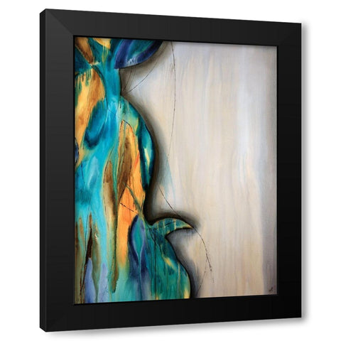 Anse Luzio Black Modern Wood Framed Art Print by Taylor, Kari