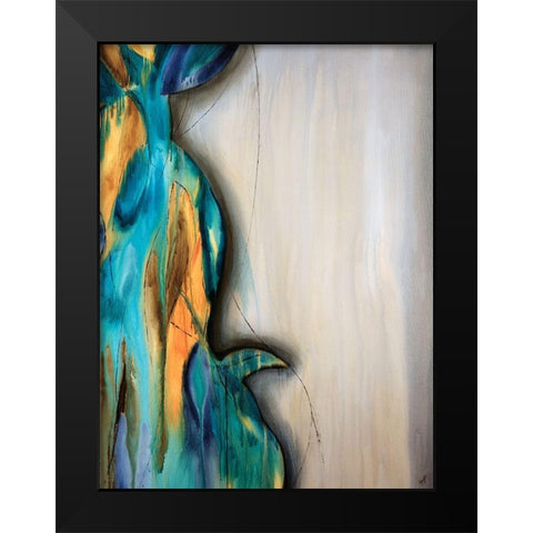 Anse Luzio Black Modern Wood Framed Art Print by Taylor, Kari