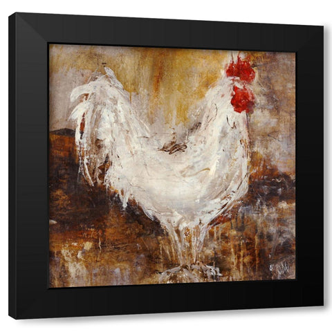 Backyard Guest I Black Modern Wood Framed Art Print by Maas, Jodi