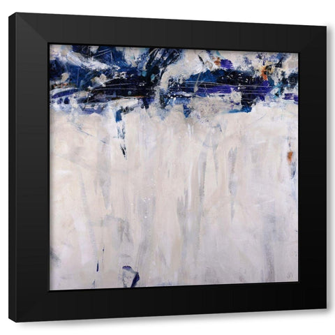 Beethoven in Blue Black Modern Wood Framed Art Print with Double Matting by Maas, Jodi
