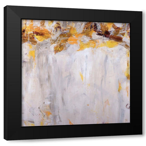 Beethoven in Yellow Black Modern Wood Framed Art Print with Double Matting by Maas, Jodi