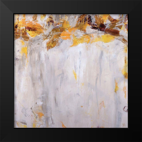 Beethoven in Yellow Black Modern Wood Framed Art Print by Maas, Jodi