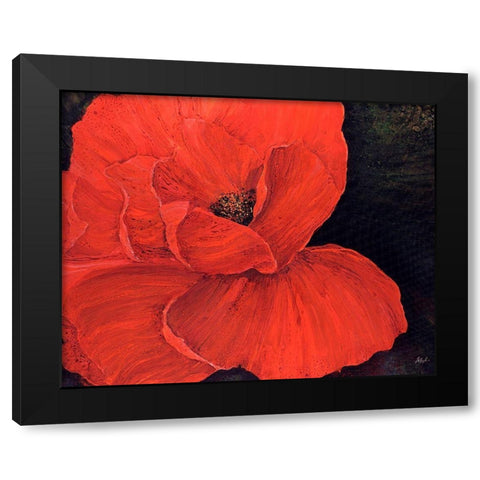 Brazen Black Modern Wood Framed Art Print by Douglass, Farrell