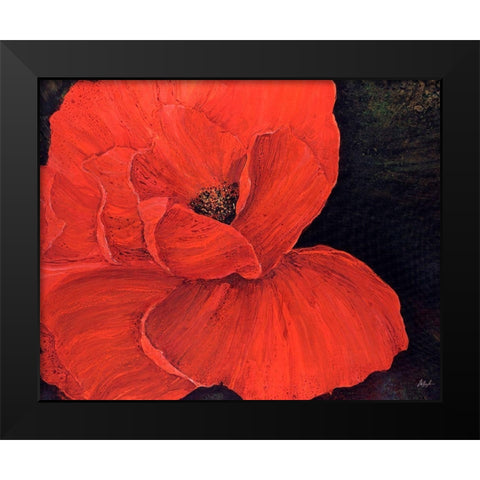 Brazen Black Modern Wood Framed Art Print by Douglass, Farrell