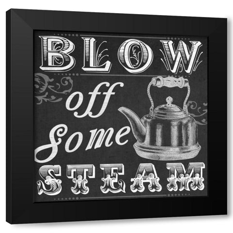 Kitchen Sass I Black Modern Wood Framed Art Print by Vess, June Erica