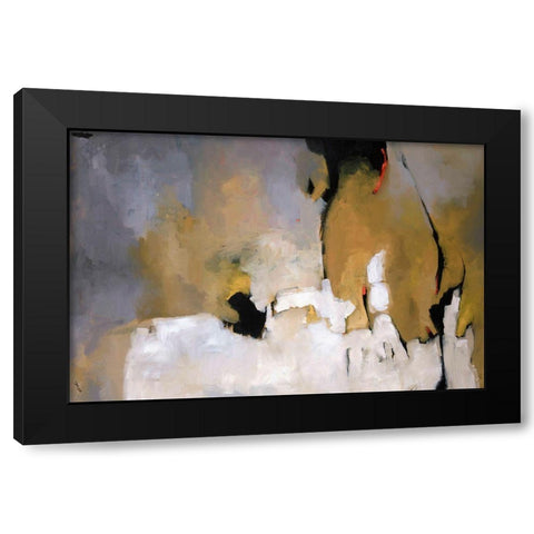 Inner Working Black Modern Wood Framed Art Print by Taylor, Kari