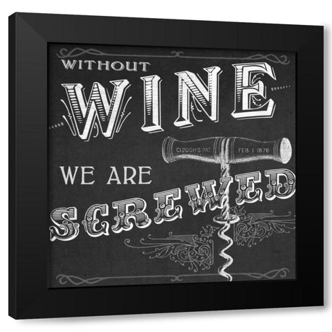 Kitchen Sass V Black Modern Wood Framed Art Print by Vess, June Erica