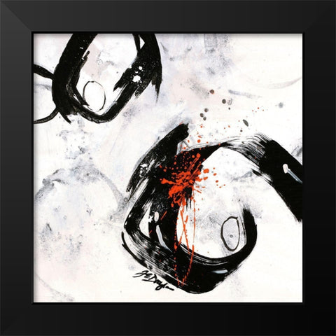 Mantra I Black Modern Wood Framed Art Print by Douglass, Farrell