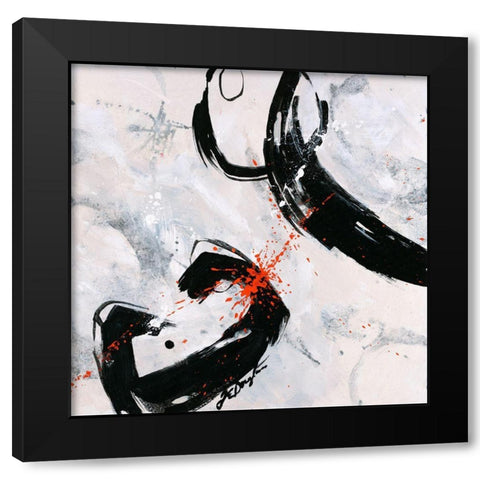 Mantra II Black Modern Wood Framed Art Print by Douglass, Farrell
