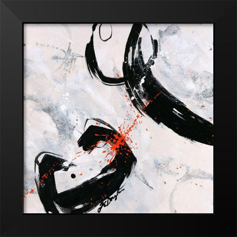 Mantra II Black Modern Wood Framed Art Print by Douglass, Farrell
