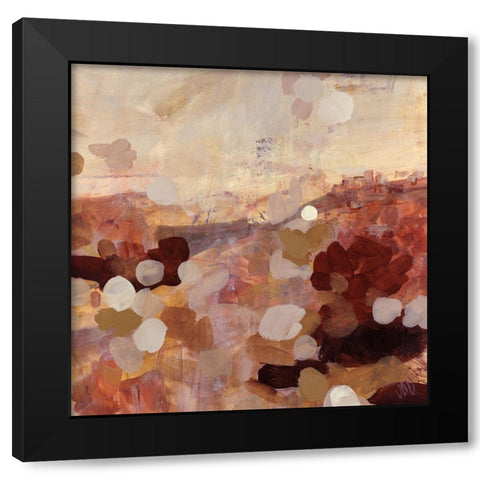 New Home I Black Modern Wood Framed Art Print with Double Matting by Maas, Jodi