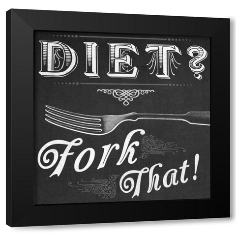 Kitchen Sass VI Black Modern Wood Framed Art Print by Vess, June Erica