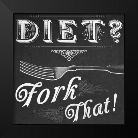 Kitchen Sass VI Black Modern Wood Framed Art Print by Vess, June Erica