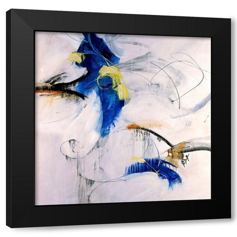 Simpatico Black Modern Wood Framed Art Print by Douglass, Farrell