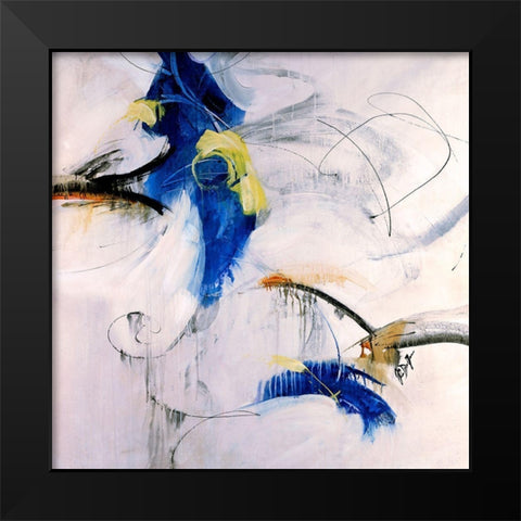 Simpatico Black Modern Wood Framed Art Print by Douglass, Farrell