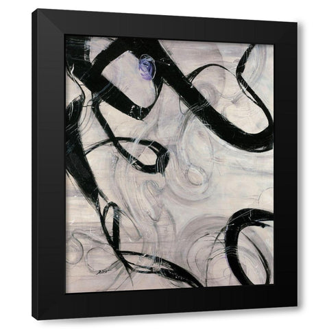 Slow Dance Black Modern Wood Framed Art Print with Double Matting by Douglass, Farrell