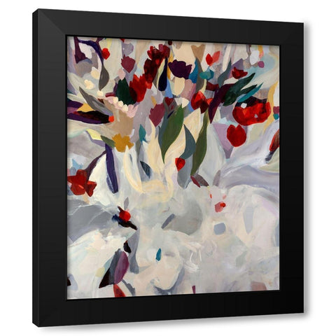 Coronation Black Modern Wood Framed Art Print with Double Matting by Maas, Jodi