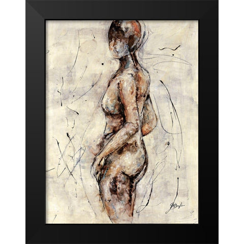 Mystique III Black Modern Wood Framed Art Print by Douglass, Farrell